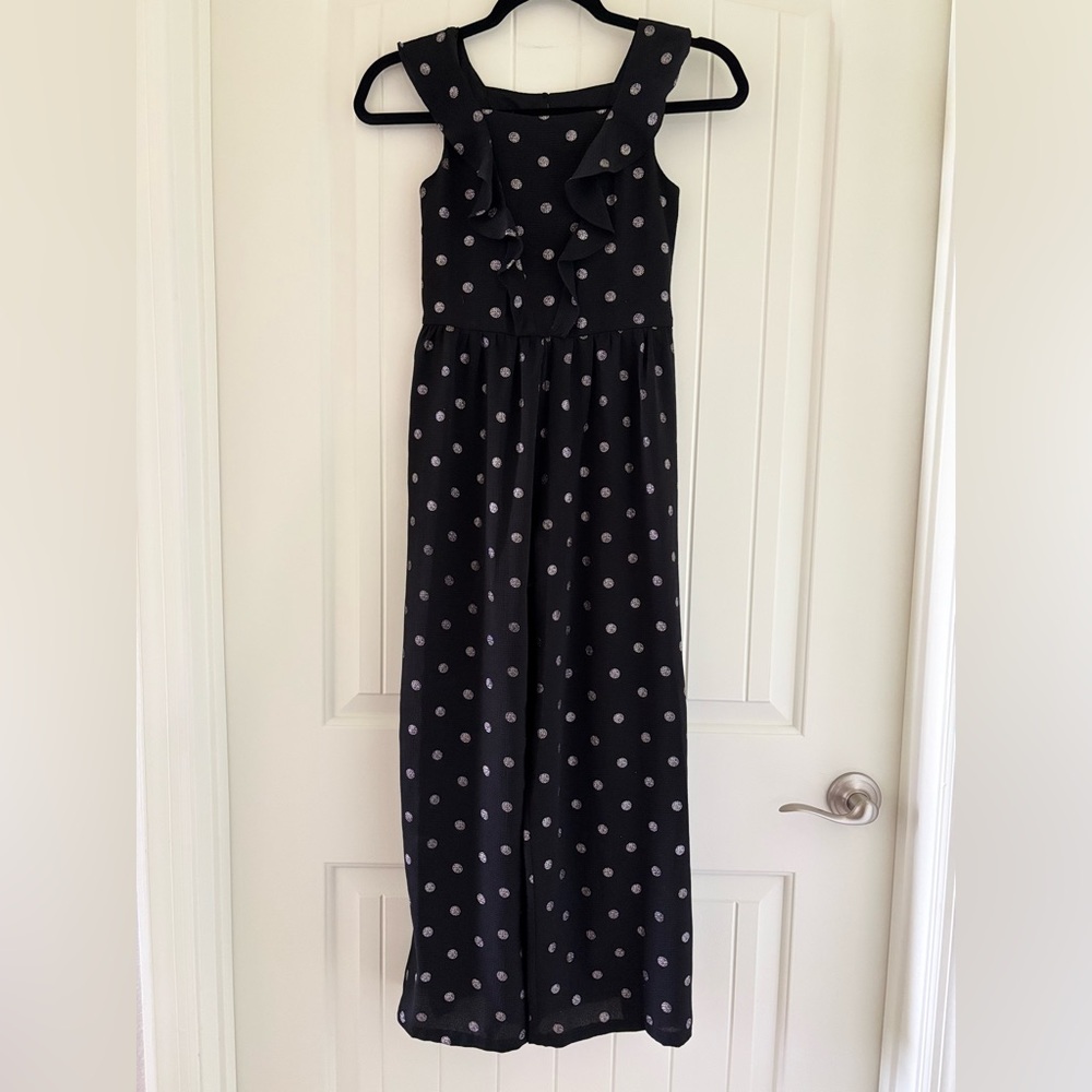 Badgley Mischka Black with Silver Dots
